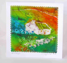 Load image into Gallery viewer, Hand made Card &quot; The Green Cottage &quot;
