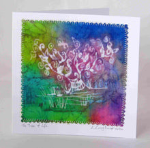 Load image into Gallery viewer, Hand Made Card The Tree of Life Pastel Rainbow
