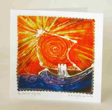 Load image into Gallery viewer, Hand Made Card The Sunset Voyage
