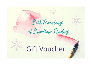 Silk Painting Taster Work 3 Hours Work Shop Gift Voucher