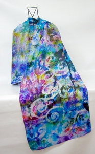 Silk Habotai Scarf Celtic Summer Garden