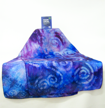 Load image into Gallery viewer, A Hand Painted Silk Scarf Celtic Midnight Lilac

