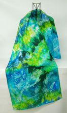 Load image into Gallery viewer, Silk Scarf Green Finch Bird of Paradise
