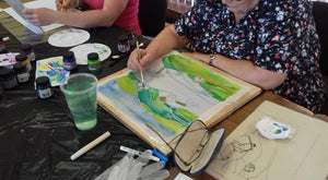 Silk Painting Work Shop Two days Friday 25th  7pm - 9pm and Saturday 26th August 10am - 1am
