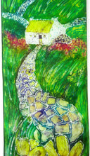 Load image into Gallery viewer, Silk Wall Hanging The Cottage Path
